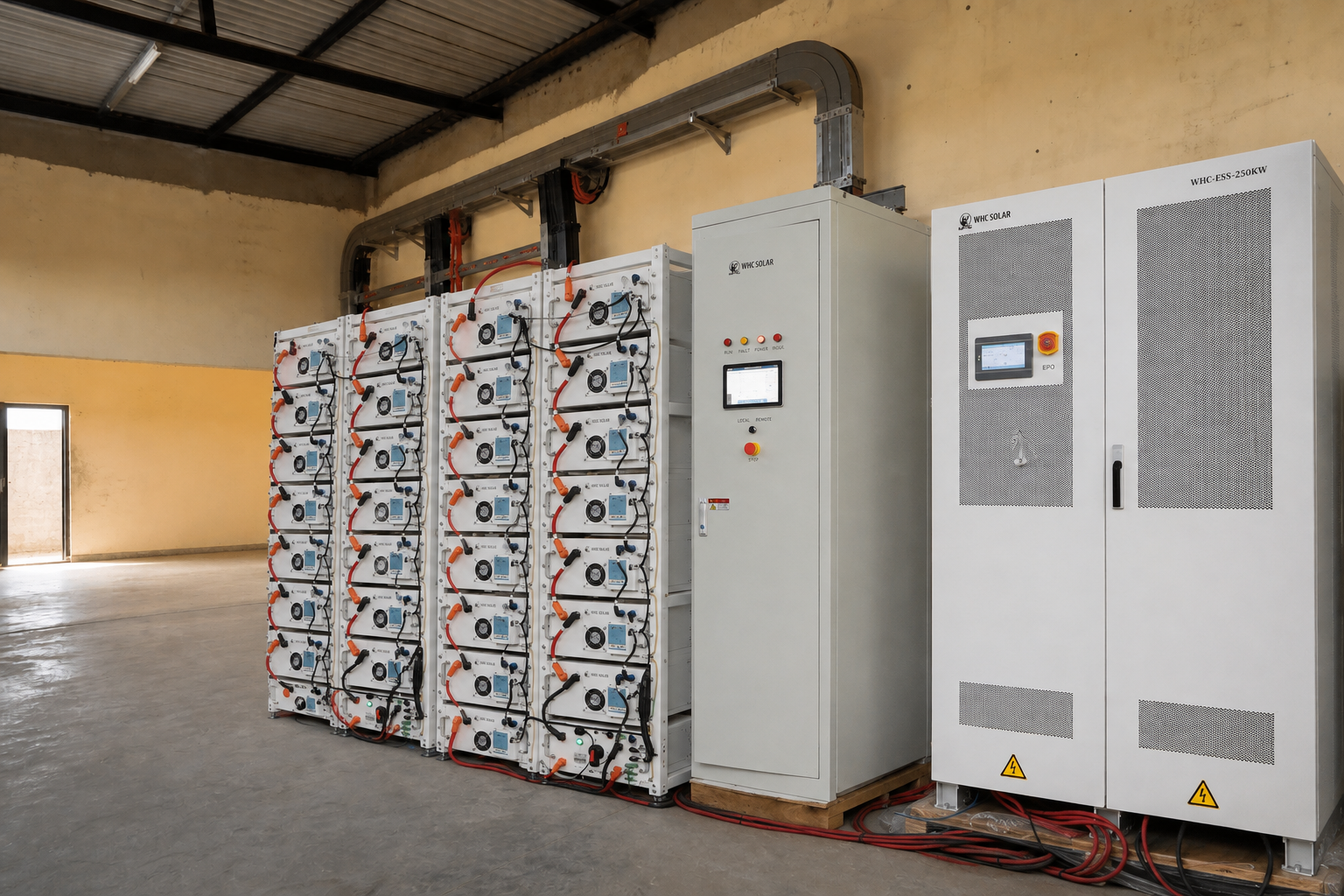 commercial energy storage system for African hotel hospital factory and mine projects