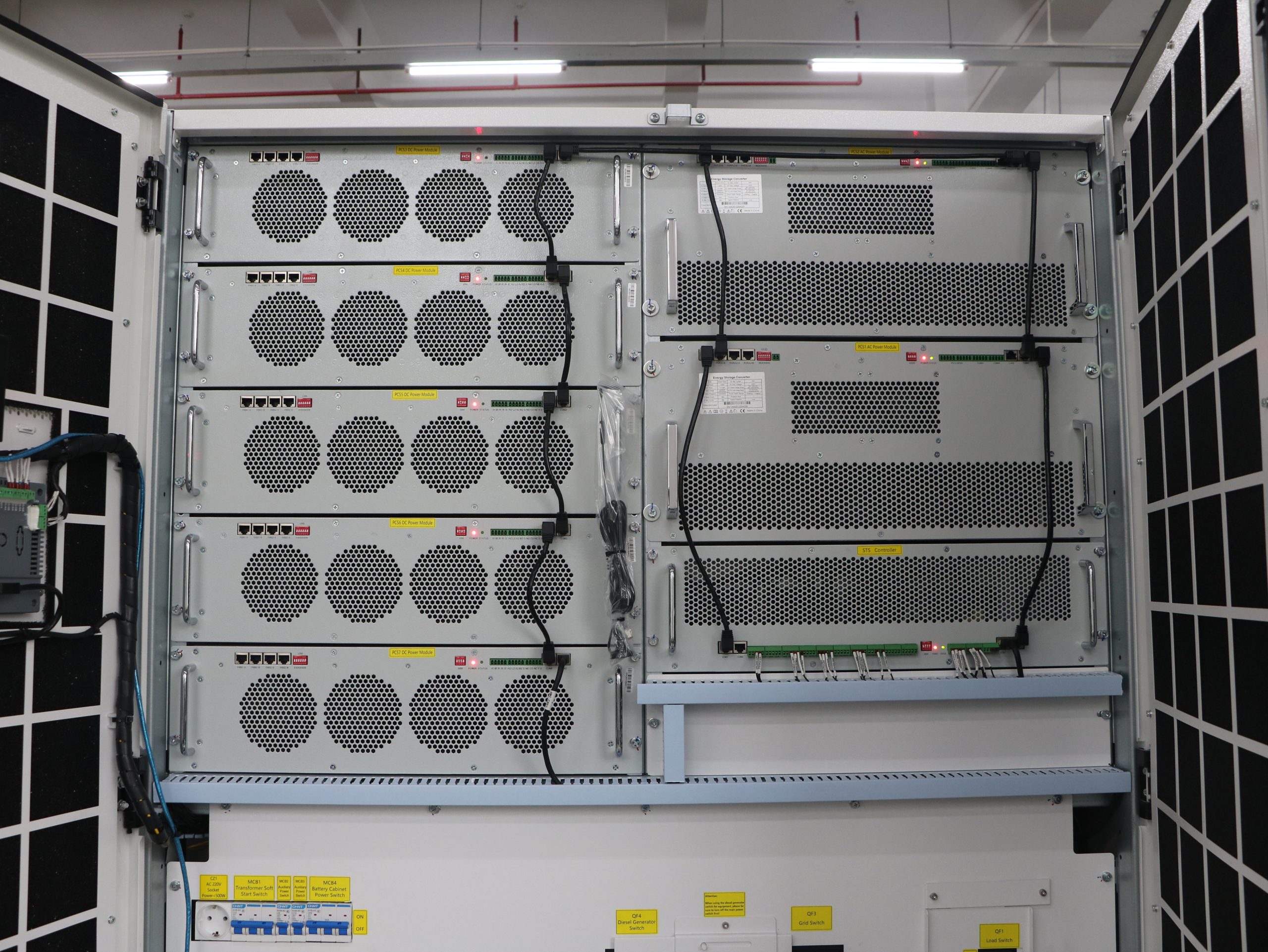 commercial and industrial energy storage system components for utility project