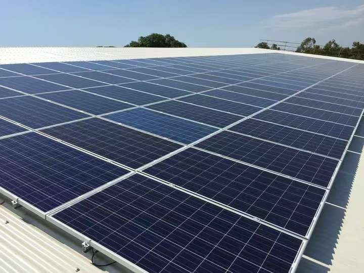 Commercial facility rooftop solar power system in Abuja